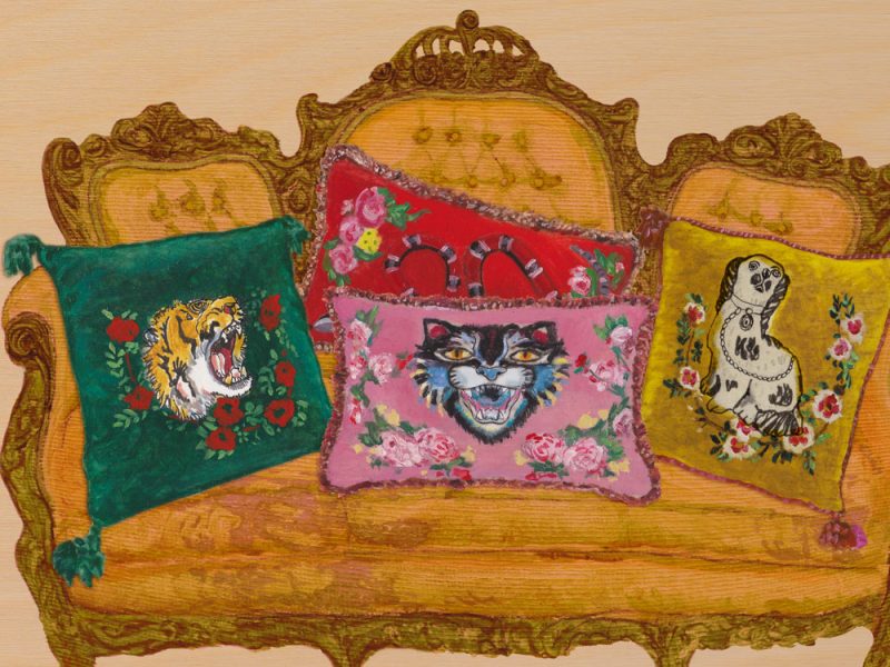 Gucci Décor: phục trang lộng lẫy cho không gian sống