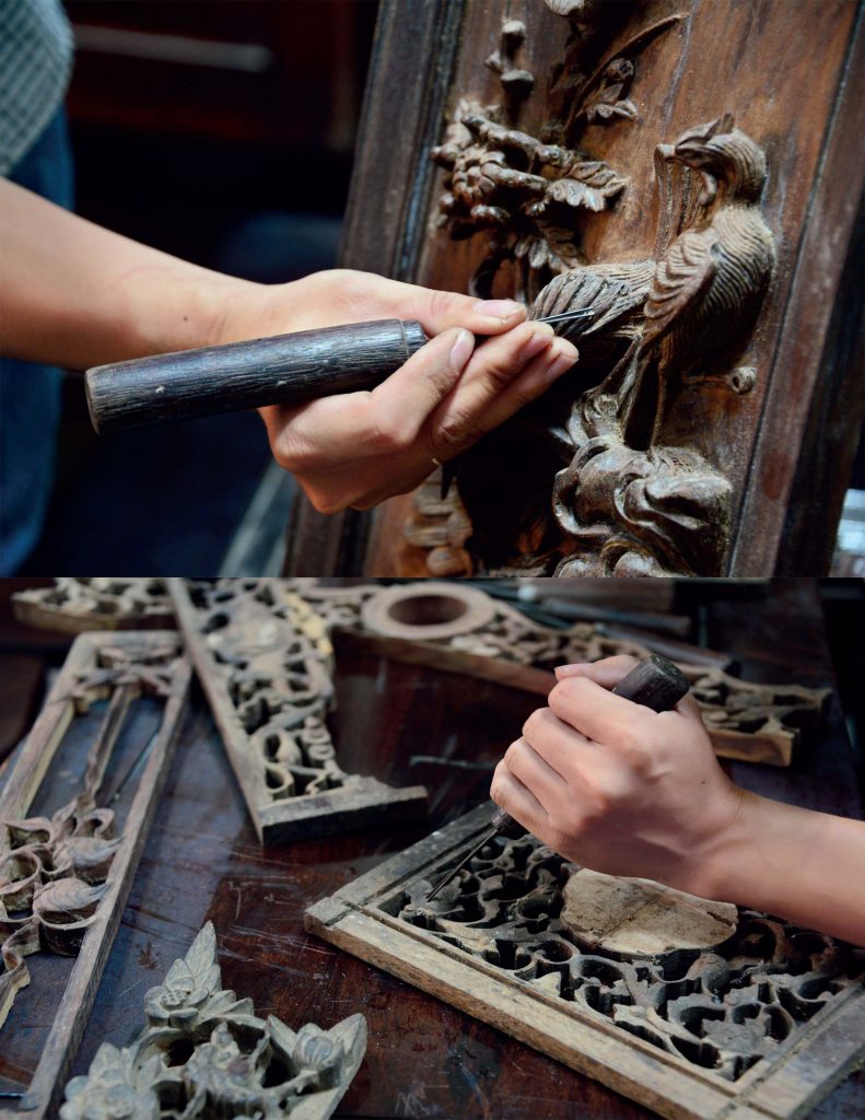 Nhất nghệ tinh": Phạm Văn Tĩnh - Nét chạm tài hoa trong phục chế đồ gỗ