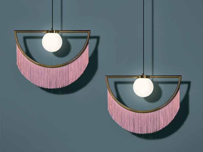 Những chiếc đèn nghệ thuật tua rua của Houtique Và Masquespacio