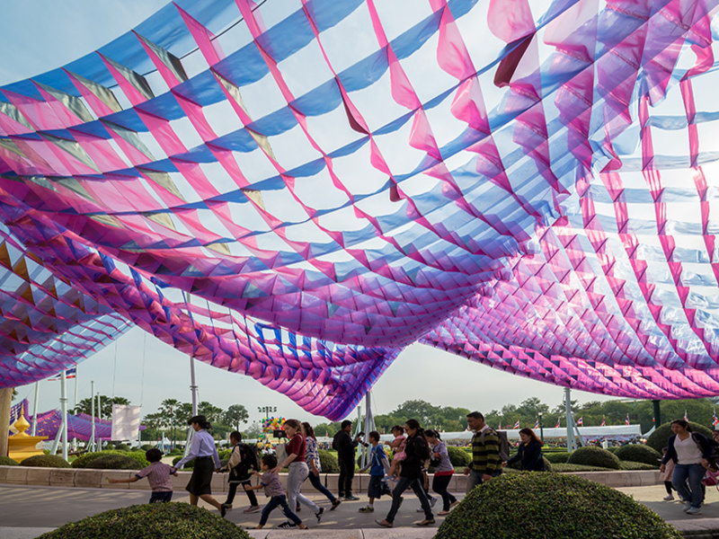 'Marmalade sky' tấm bạt che nắng đẹp như khoảng trời hoàng hôn