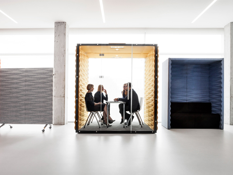 Hộp Vank - Không gian làm việc riêng cho văn phòng mở