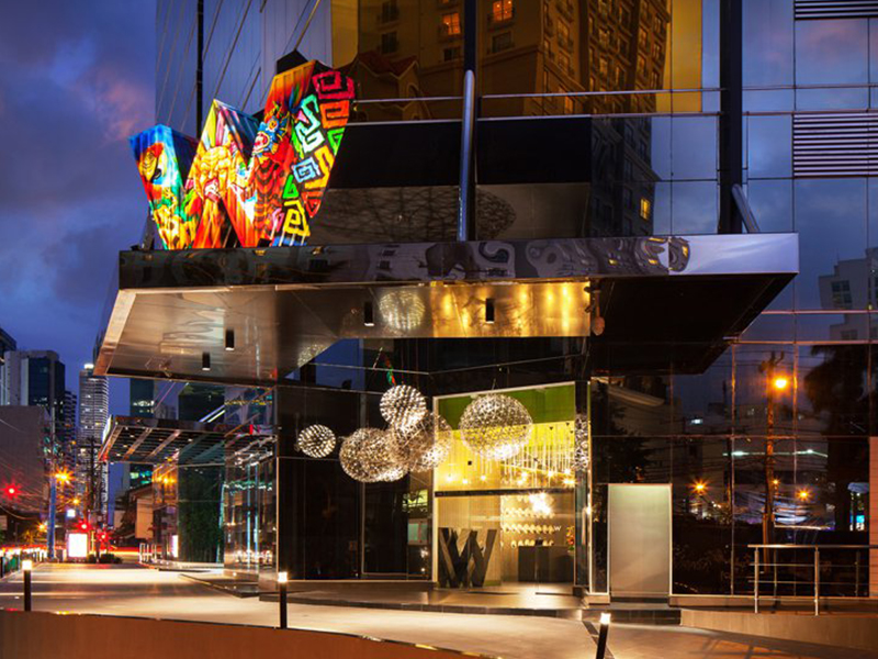 Khách sạn W Panama và những sắc màu cá tính