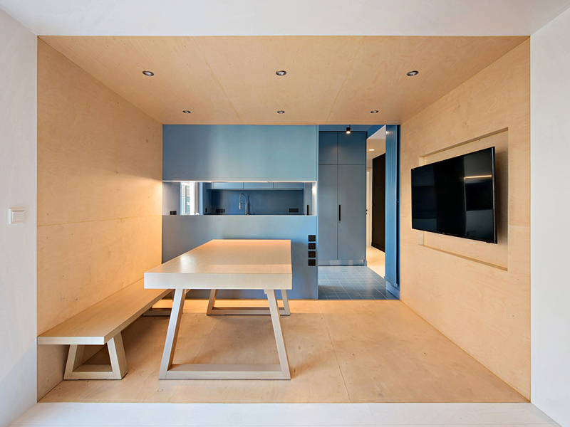 Căn hộ nhỏ với nét tối giản thuần túy