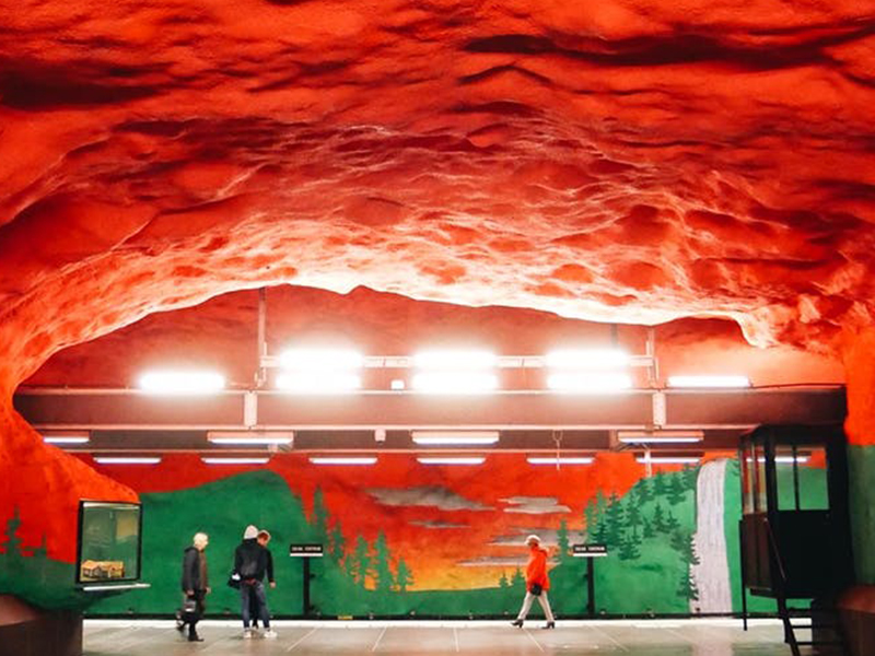 Thành phố Stockholm và những nhà ga ấn tượng