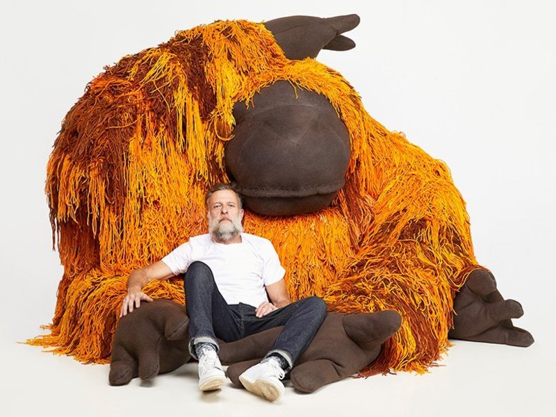 Ghế đệm hình các loài động vật nguy cấp của nghệ sỹ Porky Hefer