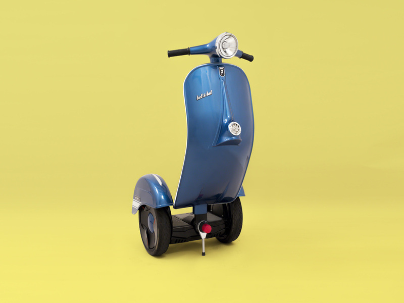 Xe Vespa phiên bản scooter điện thăng bằng của Bel and Bel