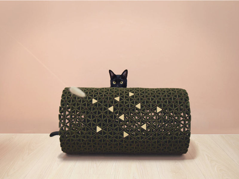 'Peekaboo' chiếc ghế đa nhiệm cho mèo và người