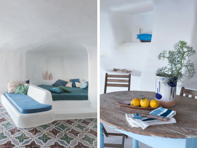 Kiến trúc Địa Trung Hải trong căn nhà hốc đá đẹp như mơ bên bờ biển Ý