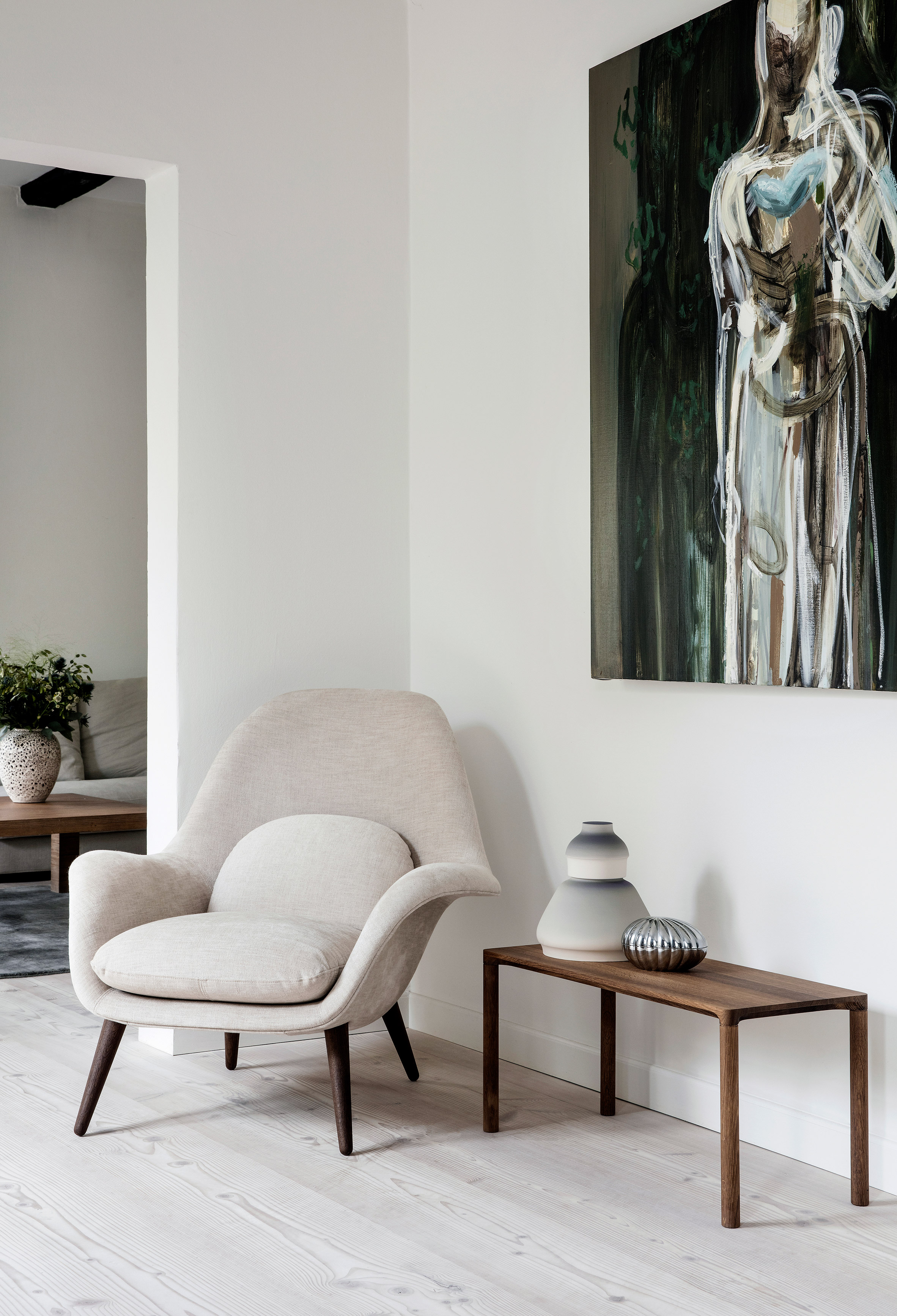 elledecoration vn nhà màu trung tính kaja-moller-home-fredericia-interiors-residential-copenhagen 4