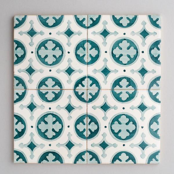 gạch bông everette and blue elledecoration vietnam inspiration-verde 6