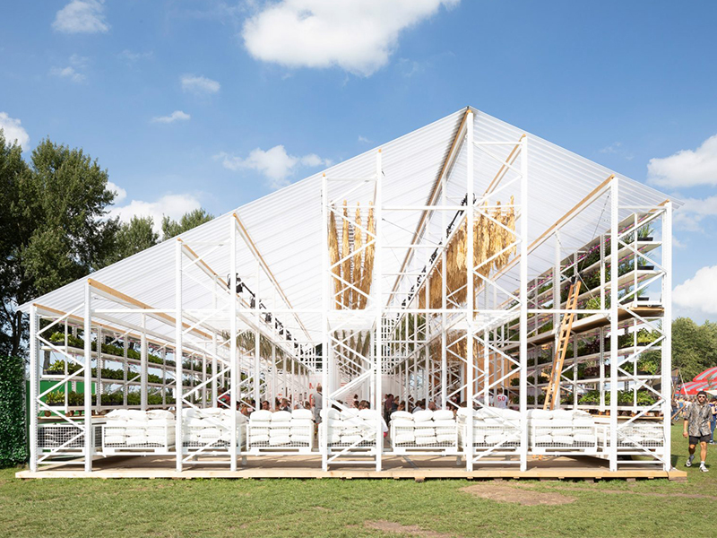 Nhà hàng không chất thải tại lễ hội Dutch Festival