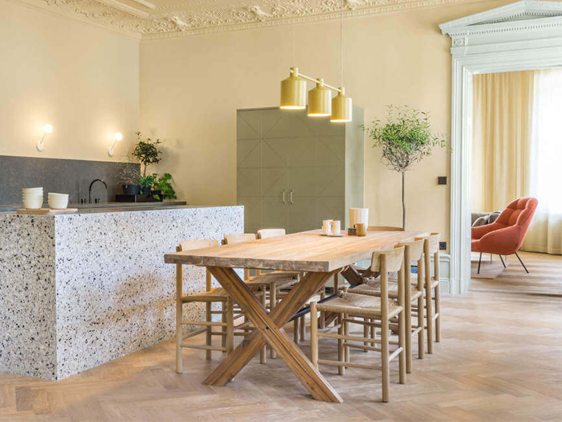 Citrus Scandi - Tông màu lặng ngọt ngào giữa căn hộ cổ điển