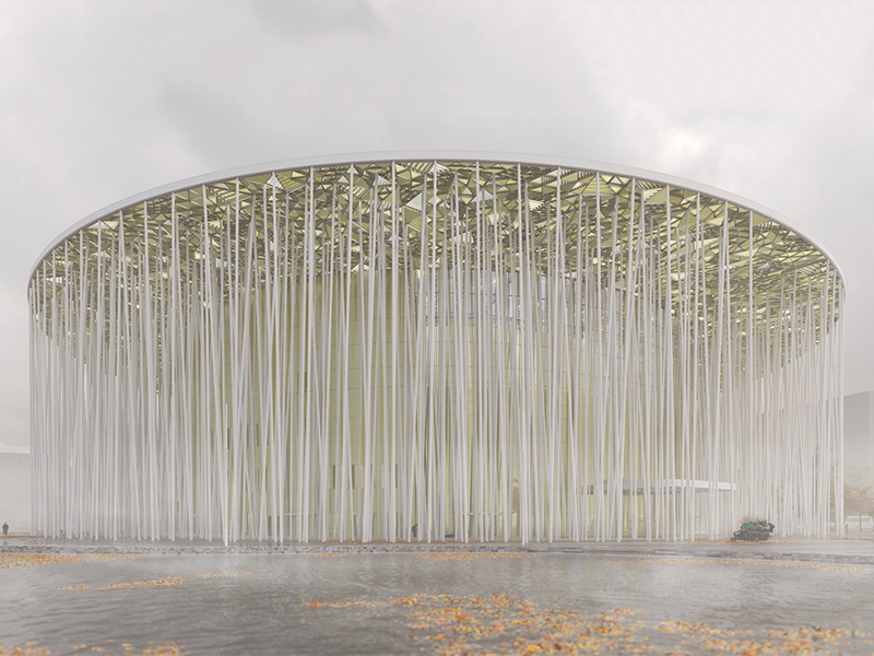 Nhà hát Wuxi Show Theatre - Bồng bềnh giữa khu "rừng tre" kỳ ảo