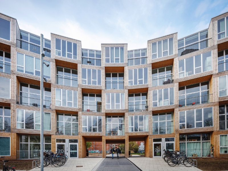 Dortheavej Residence - khu chung cư mang thiết kế cánh cung ở Đan Mạch | BIG