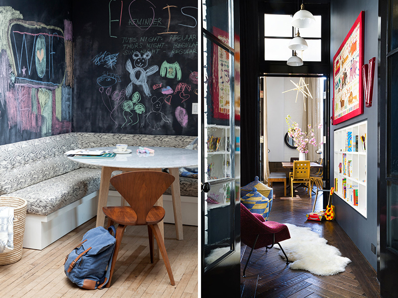 Sắc màu "nghịch ngợm" trong không gian sống cổ điển