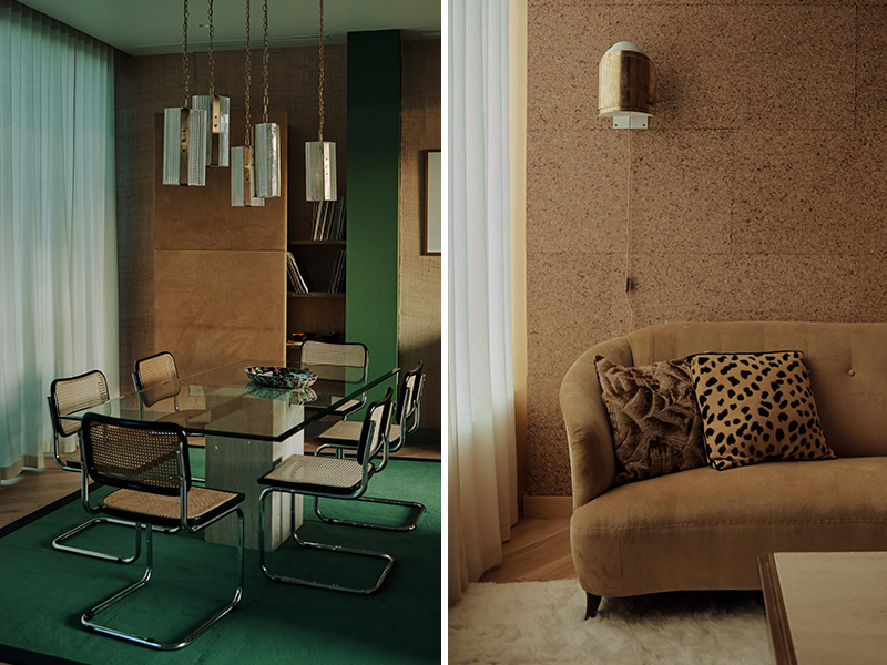 Không gian penthouse mang hoài niệm những năm 70s