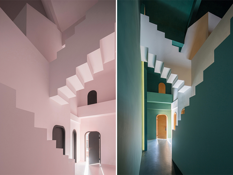 Nhà khách The Other Place - Mê cung thị giác hay cuộc chơi sắc màu?