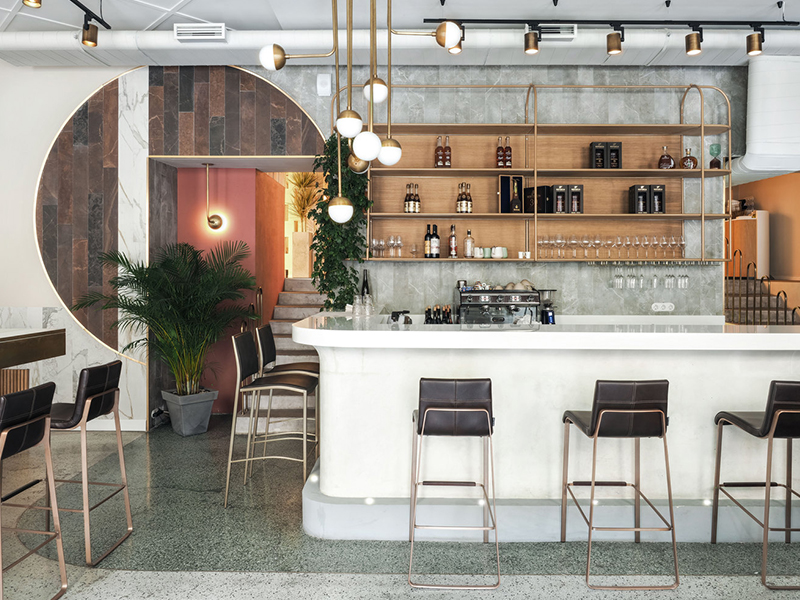 Nhà hàng Kurorty - Vẻ duyên dáng của đường nét hình học