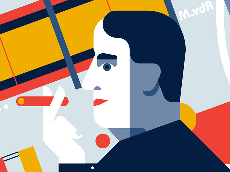 KTS Mies van der Rohe - Người đi đầu trong phong trào Bauhaus