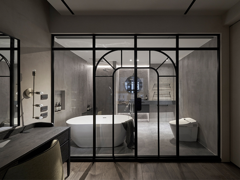 Chất "điêu khắc vật liệu" trong căn hộ 155 mét vuông