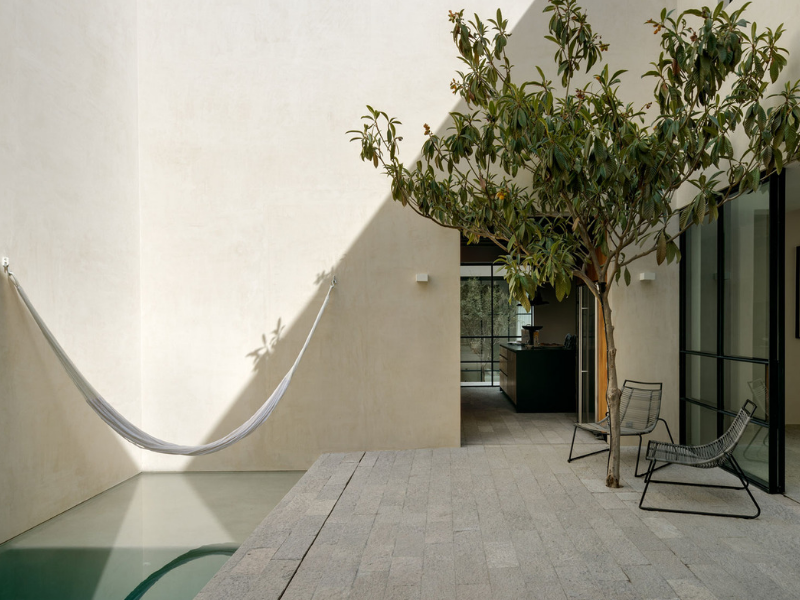 10 giải pháp sân trong thú vị - Ấp ủ tươi trong mát lành của nắng và gió