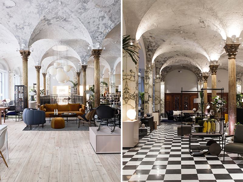 Paustian - Biến ngân hàng cũ thành showroom nội thất