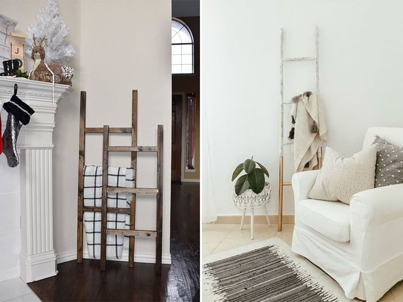 Móc treo khăn và những biến tấu từ thang leo