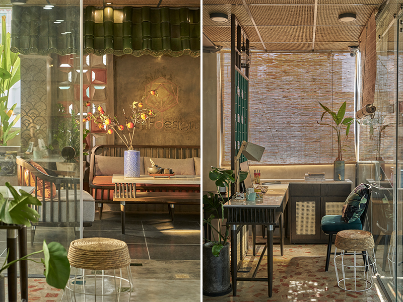 Văn phòng Leaf - Sắc màu bản địa đậm tính đương đại