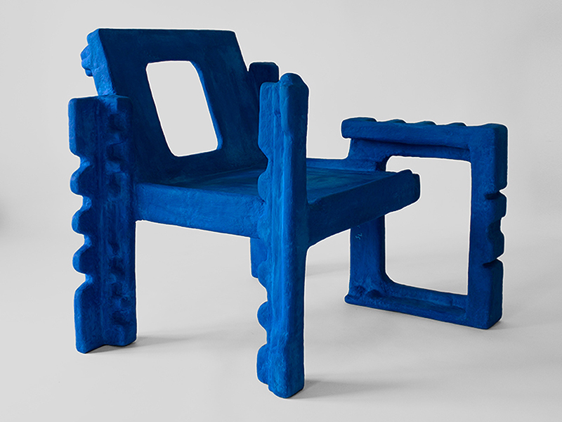 Trashformers - Chiếc ghế làm từ bao bì xốp