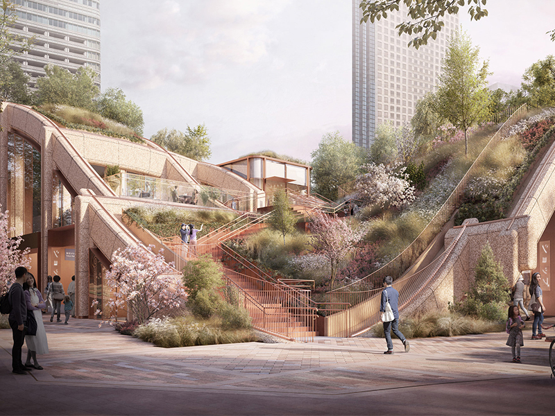 Heatherwick Studio công bố dự án trồng vườn giữa Tokyo
