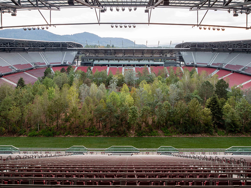 Klaus Littmann và dự án trồng rừng trong sân vận động