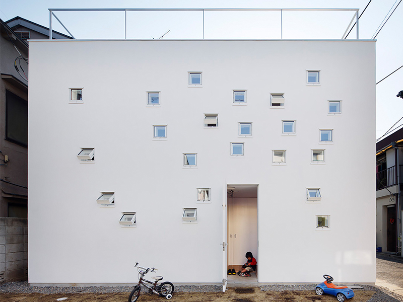 Nhà khối hộp - Dùng ánh sáng làm âm thanh