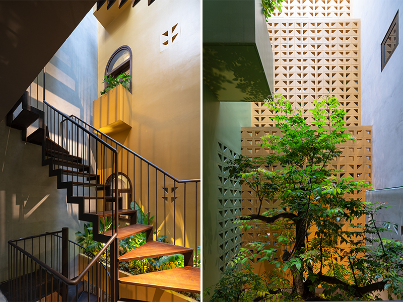 Khách sạn Deja Vu House - Lõi thông tầng đắt giá