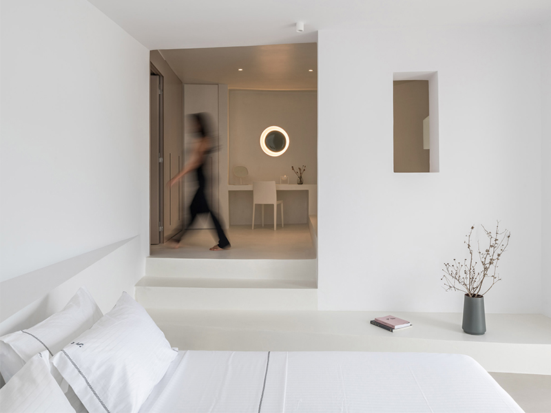 Saint Hotel - Hang động trắng của Santorini