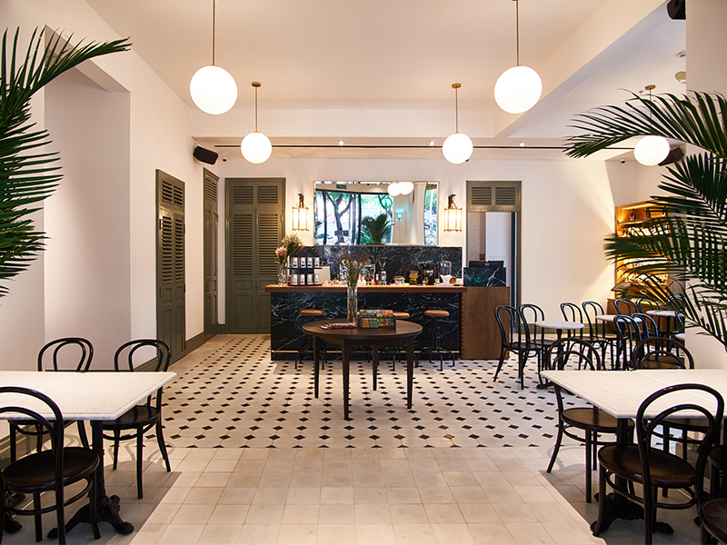 Không gian mang cảm hứng Indochine giữa Sài Gòn