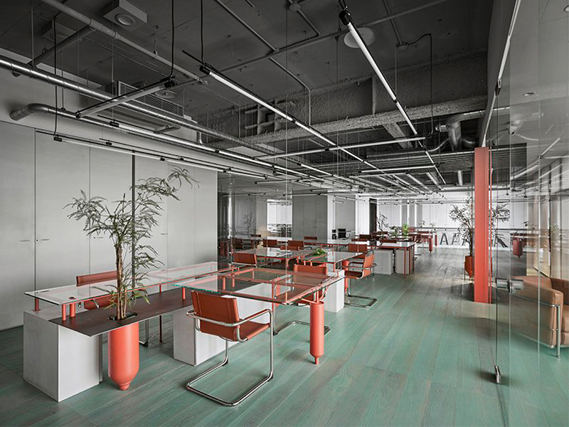 Văn phòng Ideal Gas Lab - Chất steampunk tươi mới