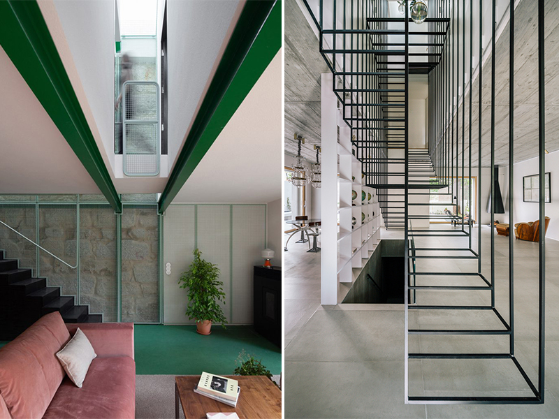 Nhà ở và điểm nhấn kim loại