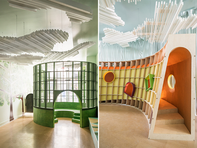 Children's Playspace - Đường hầm đa sắc