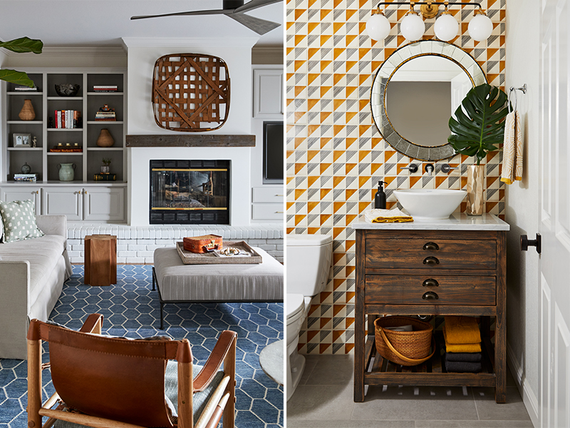 Dùng chất liệu, "chơi" họa tiết