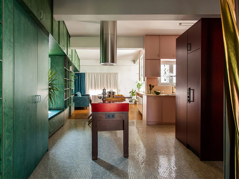 Căn hộ Athens - Màu sắc định công năng