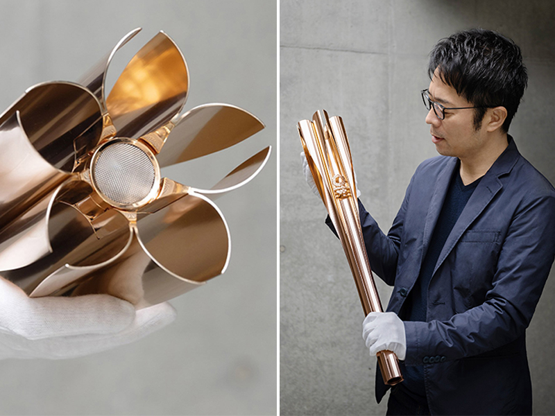 Tokujin Yoshioka và ngọn đuốc Tokyo Olympics 2020