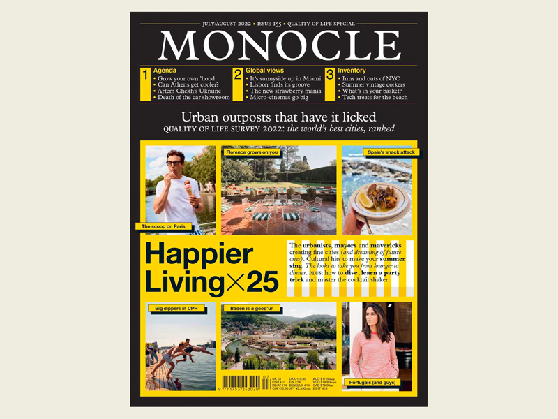 Monocle tháng 7 - Dạo một vòng những nơi đáng sống trên thế giới
