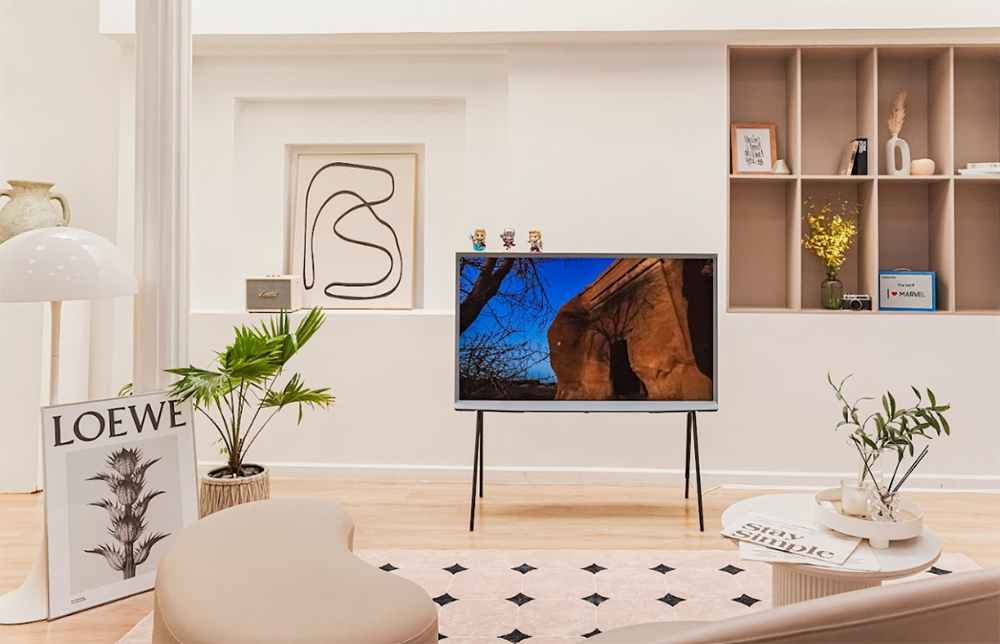 Không gian sống Samsung TV the serif 3