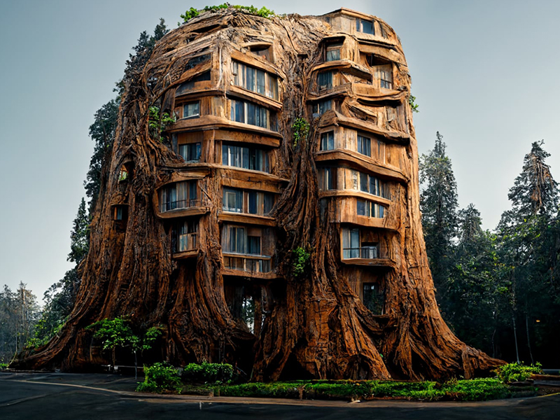 Công nghệ AI góp phần phát triển kiến trúc cộng sinh với thiên nhiên