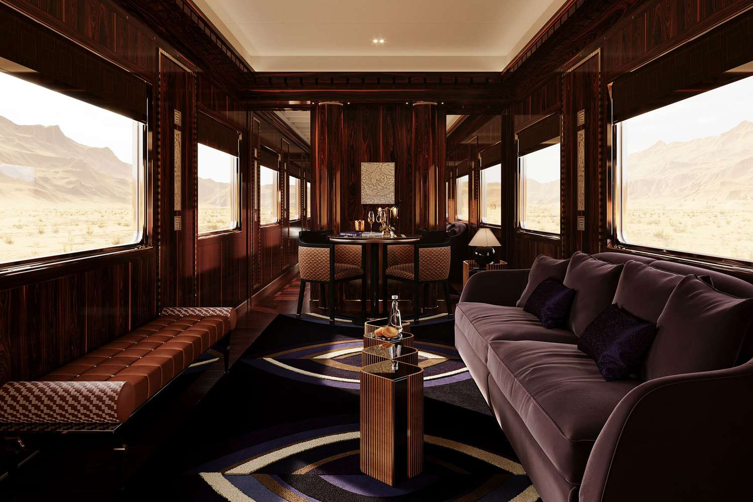 5 toa tàu đẹp Orient Express Presidential Suite 1