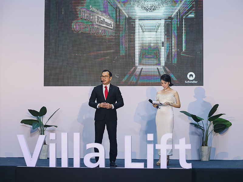 Tính mỹ học trong dòng thang máy Schindler Villa Lift