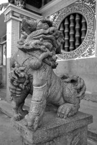 Điêu khắc đá hội quán người Hoa sư tử đá Phước Kiến