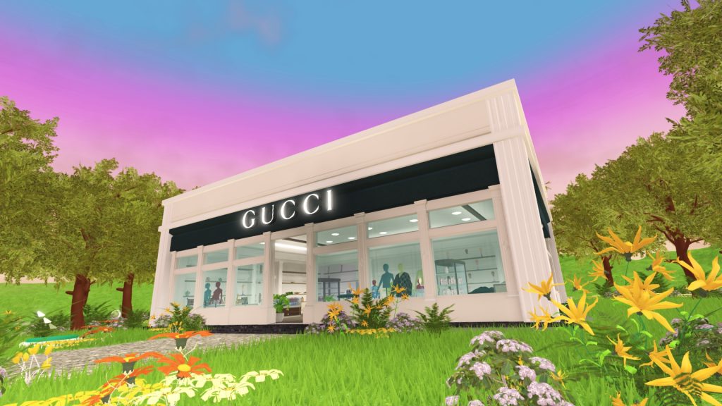 xu hướng số hóa gucci garden metaverse roblox