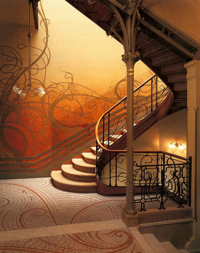 Hôtel Tassel kien truc su victor horta art nouveau