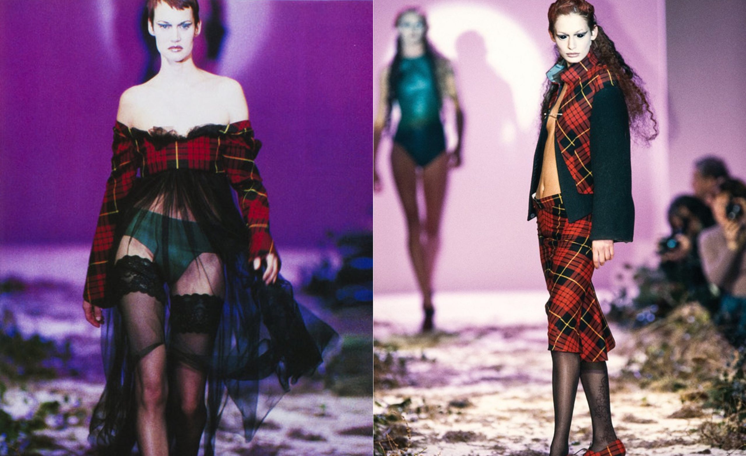 alexander mcqueen hoa tiet tartan highland rape